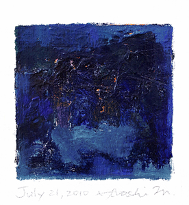 Hiroshi Matsumoto 9x9 abstract painting