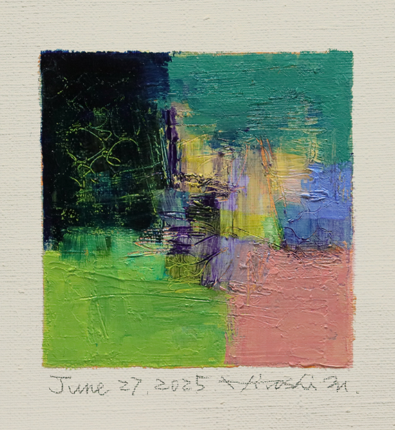 hiroshi matsumoto 9x9 paintings