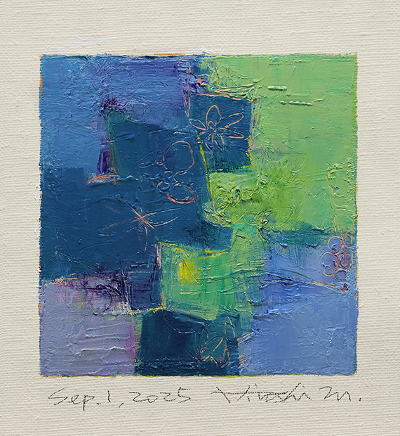 hiroshi matsumoto 9x9 paintings