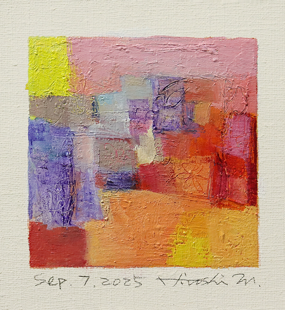 hiroshi matsumoto 9x9 paintings